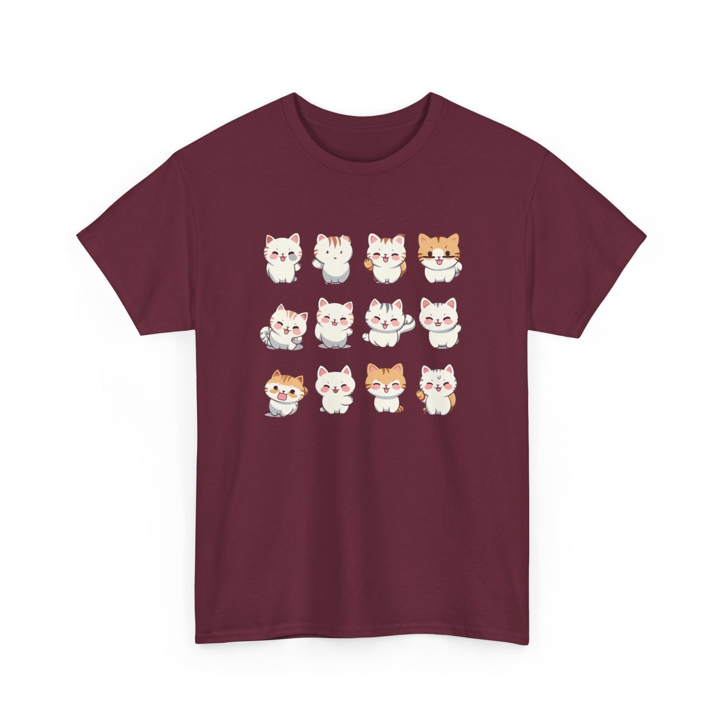 Cute Cat Set Short Sleeve Tee