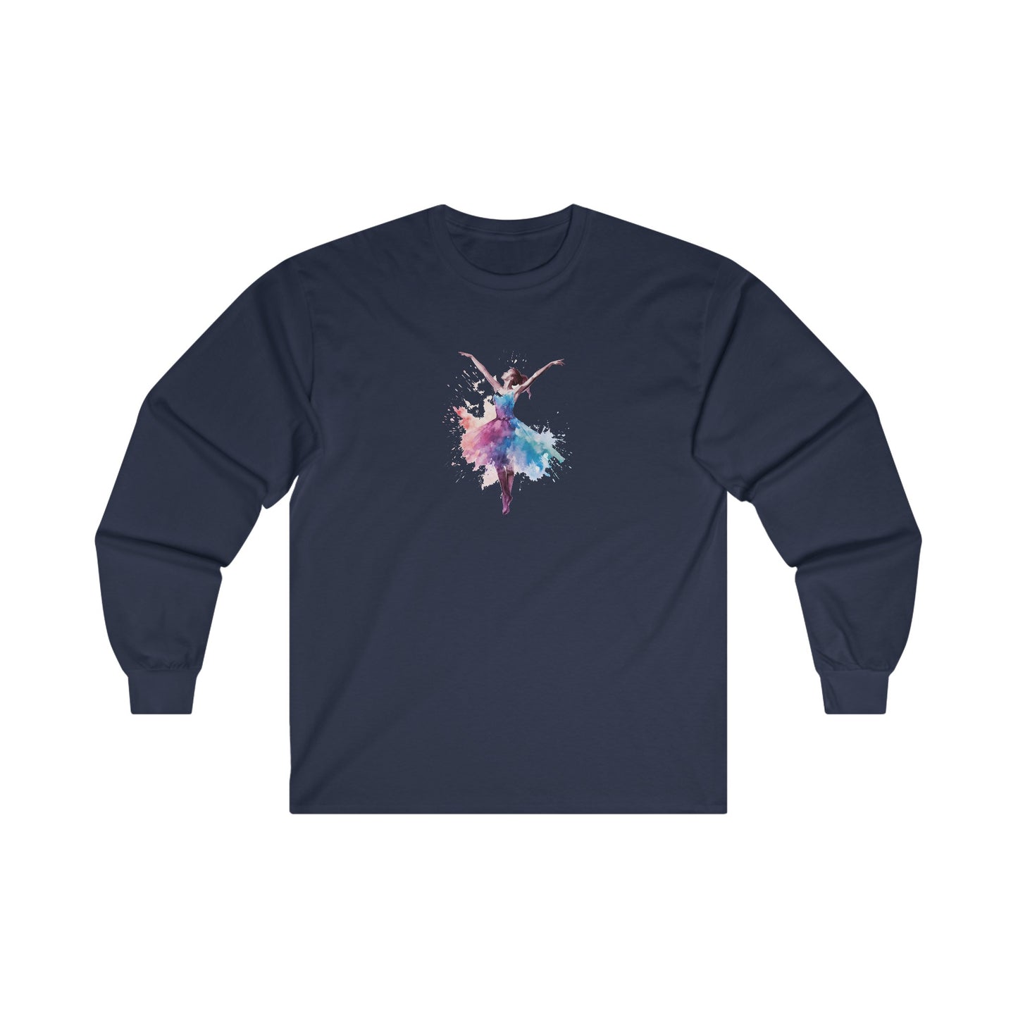 Watercolor Dancer Long Sleeve Tee