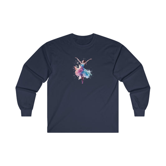 Watercolor Dancer Long Sleeve Tee