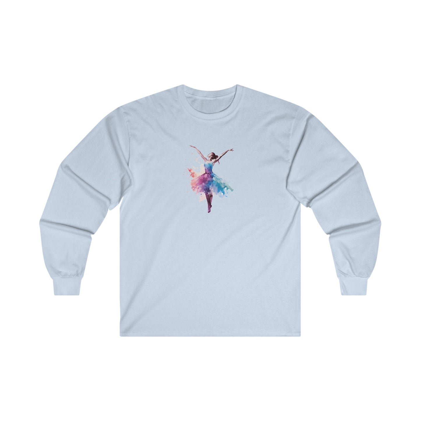 Watercolor Dancer Long Sleeve Tee