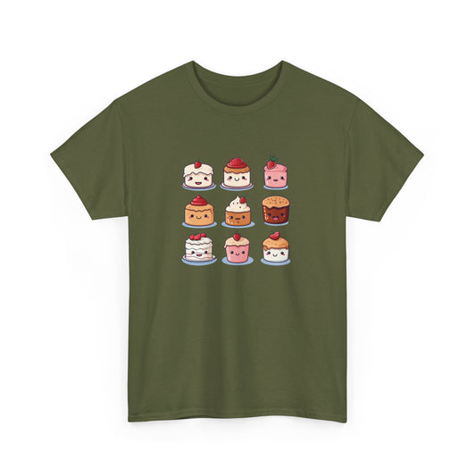 Cute Cake Set Short Sleeve Tee