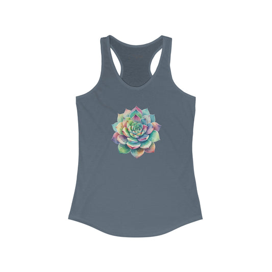 Colorful Succulent Racerback Tank