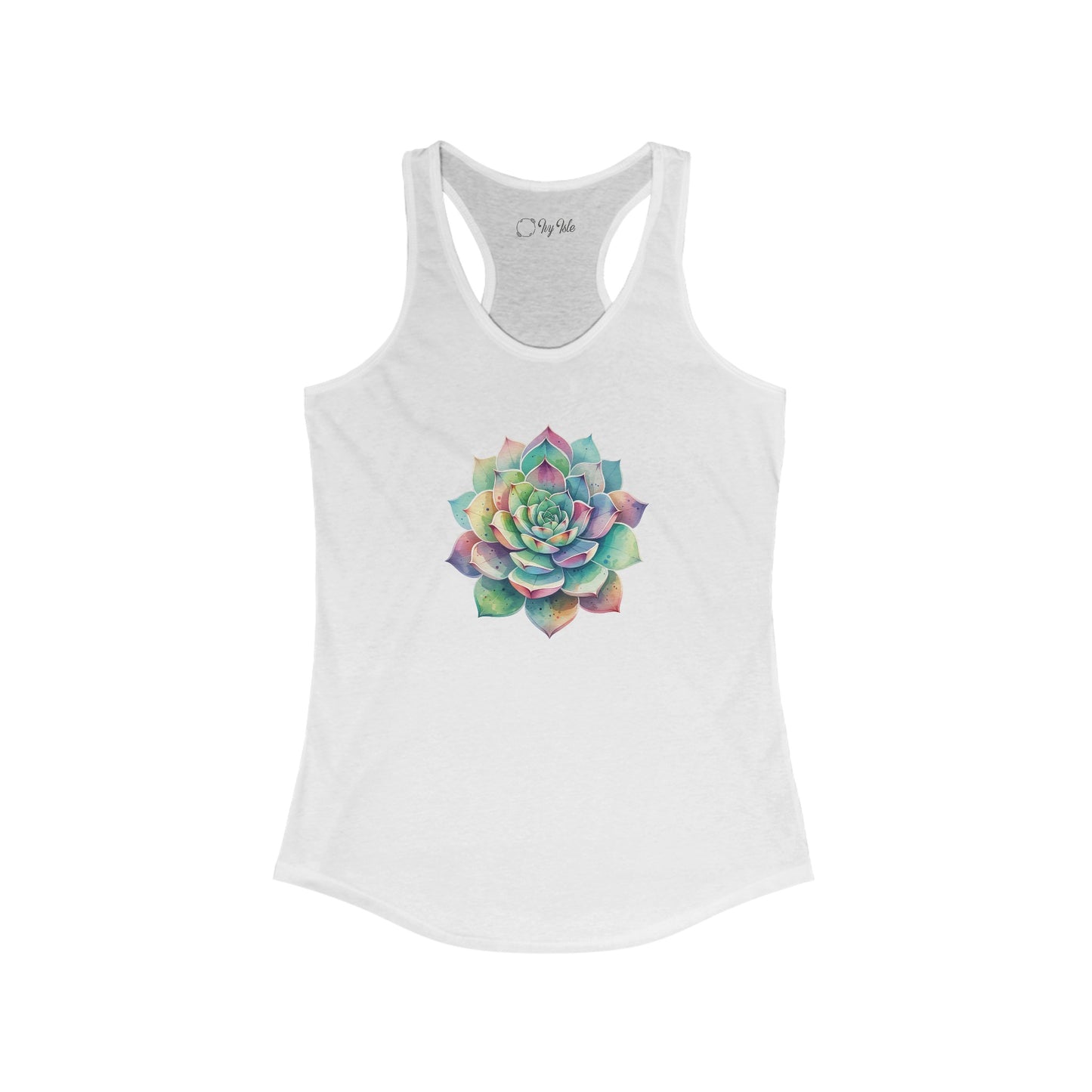 Colorful Succulent Racerback Tank