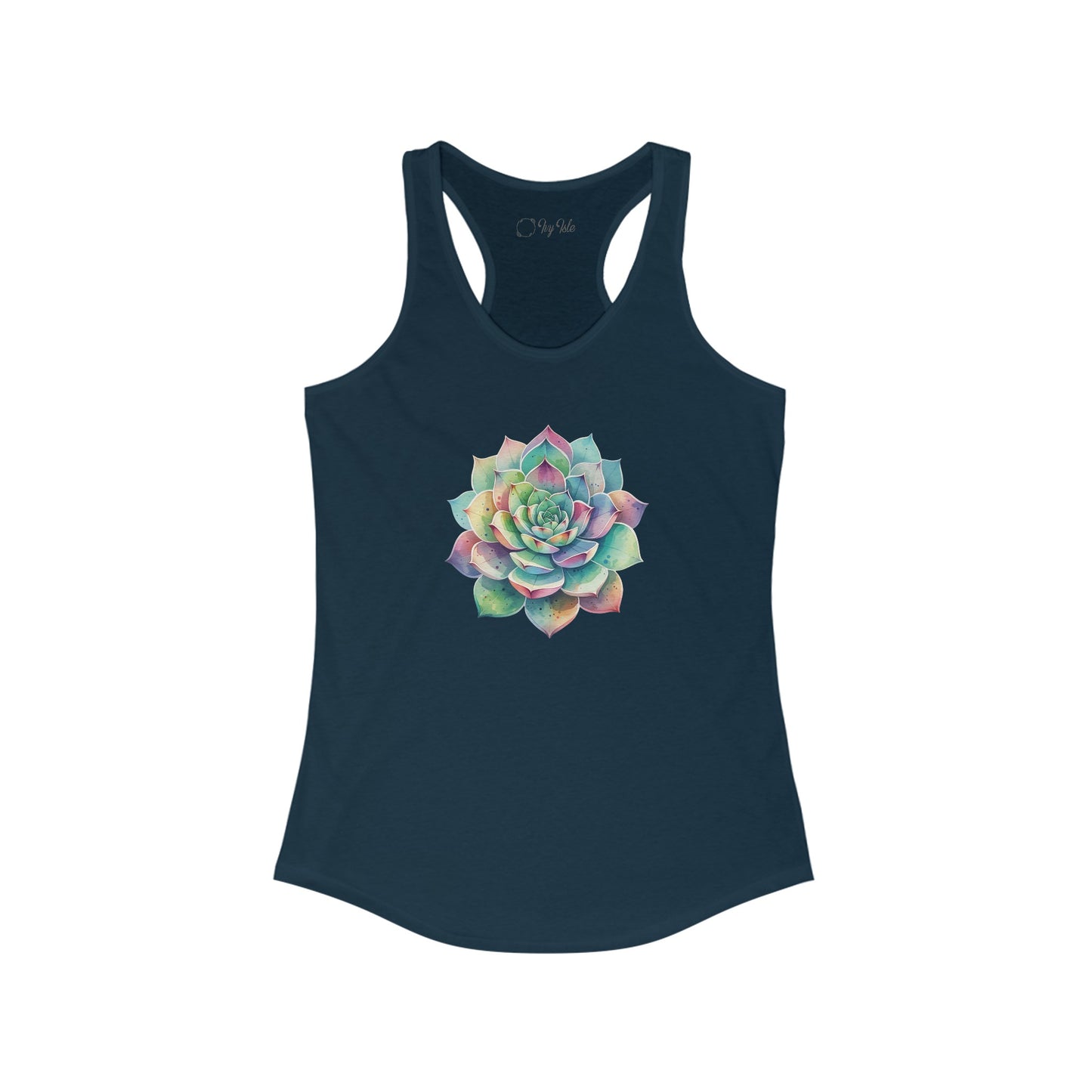 Colorful Succulent Racerback Tank