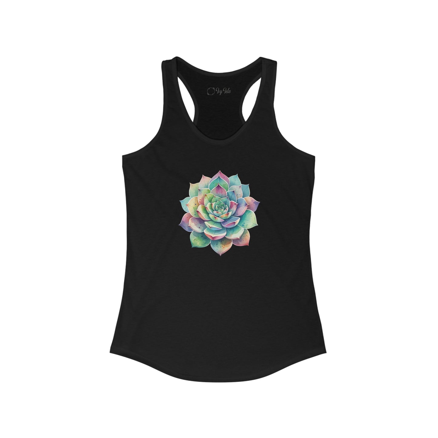 Colorful Succulent Racerback Tank