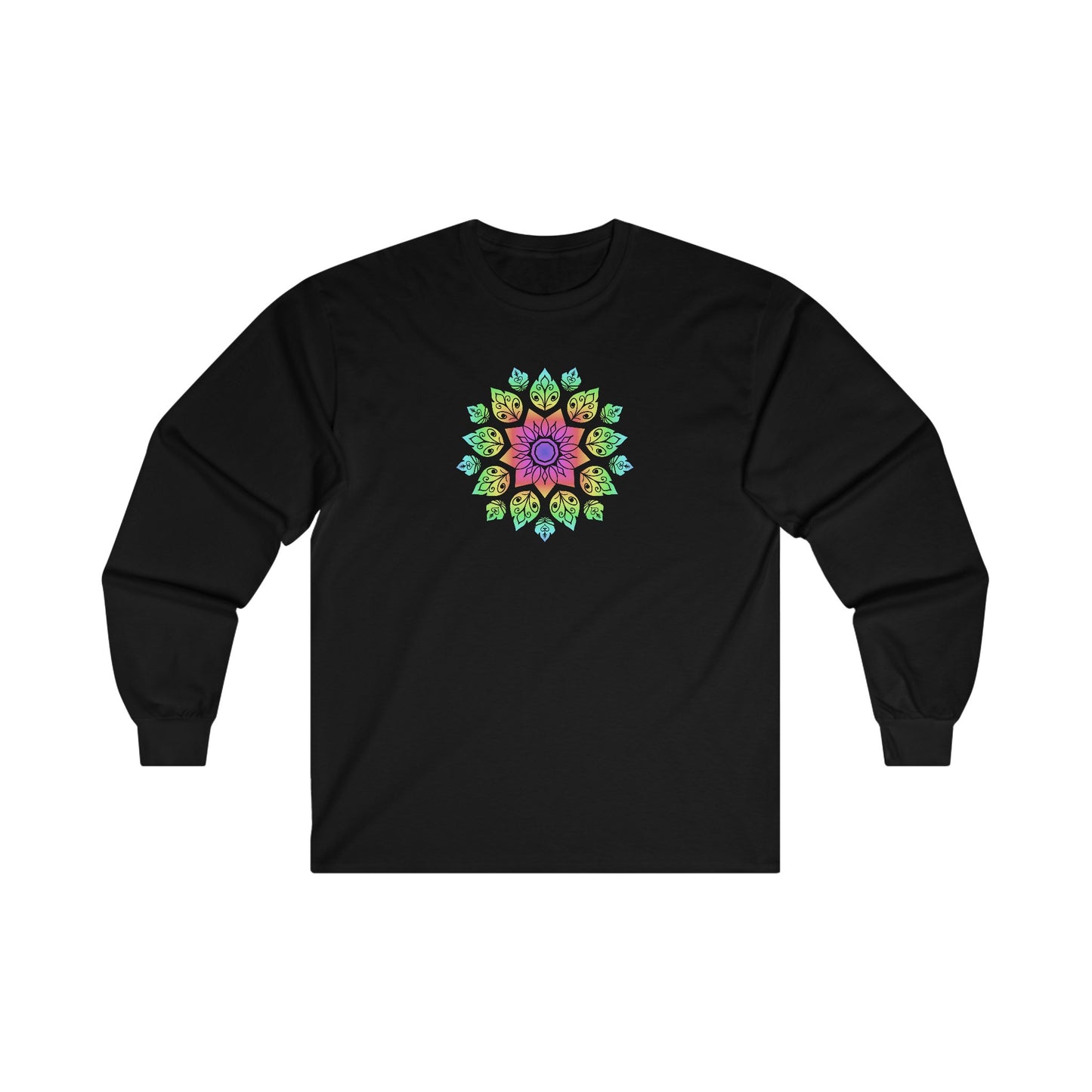 Colorful Mandala Long Sleeve Tee (004)