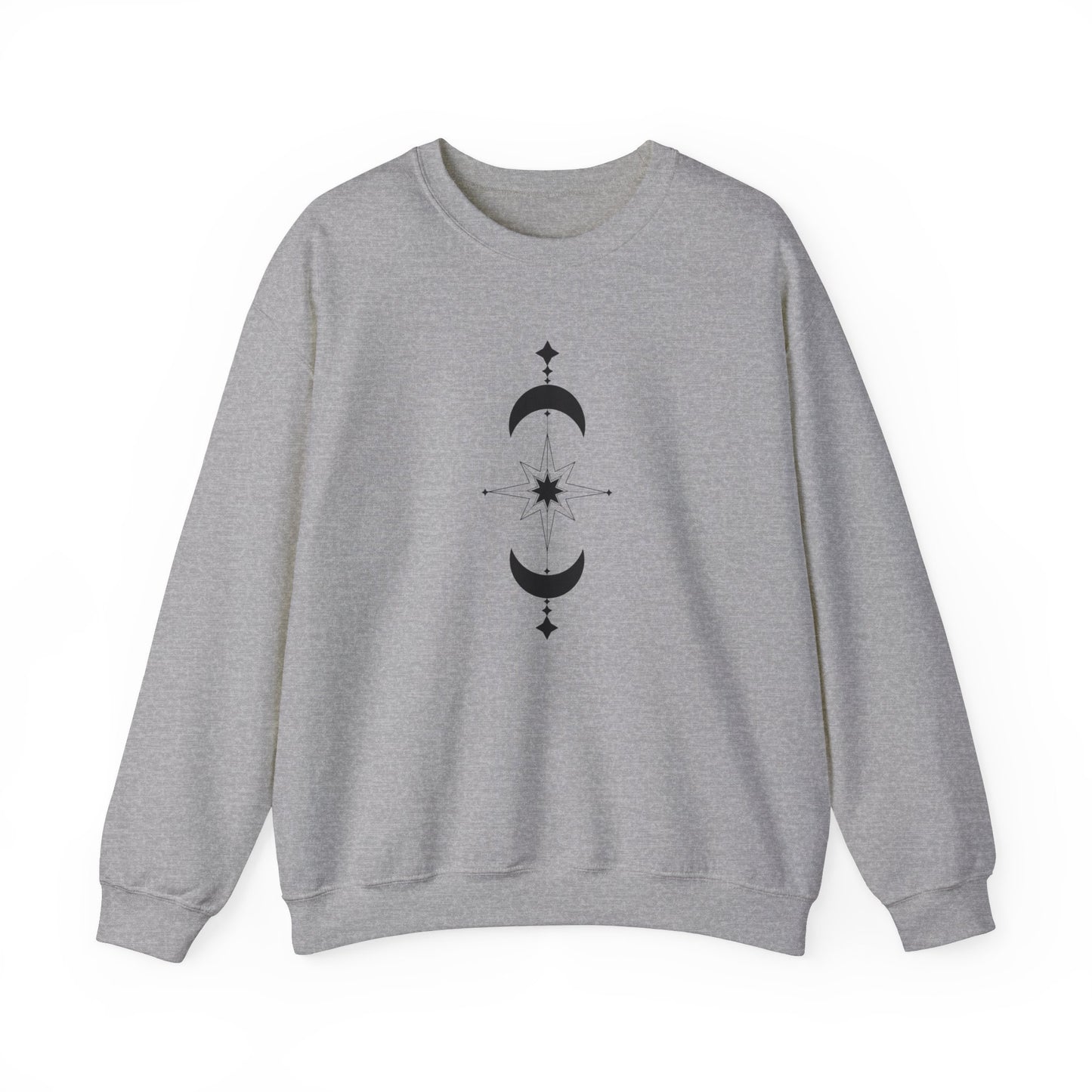 Linear Star and Moons Sweatshirt