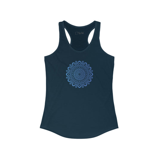 Colorful Mandala Racerback Tank (019)