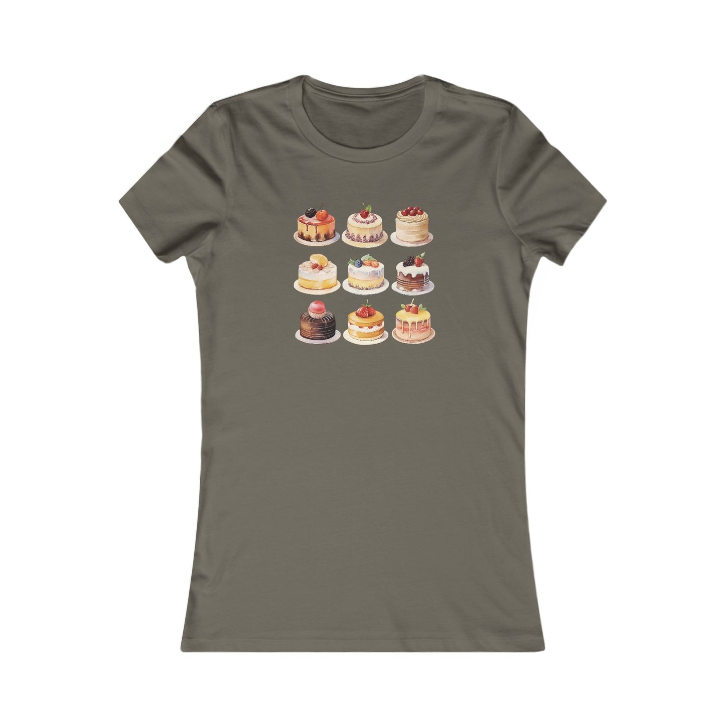 Cake Set Fitted Tee