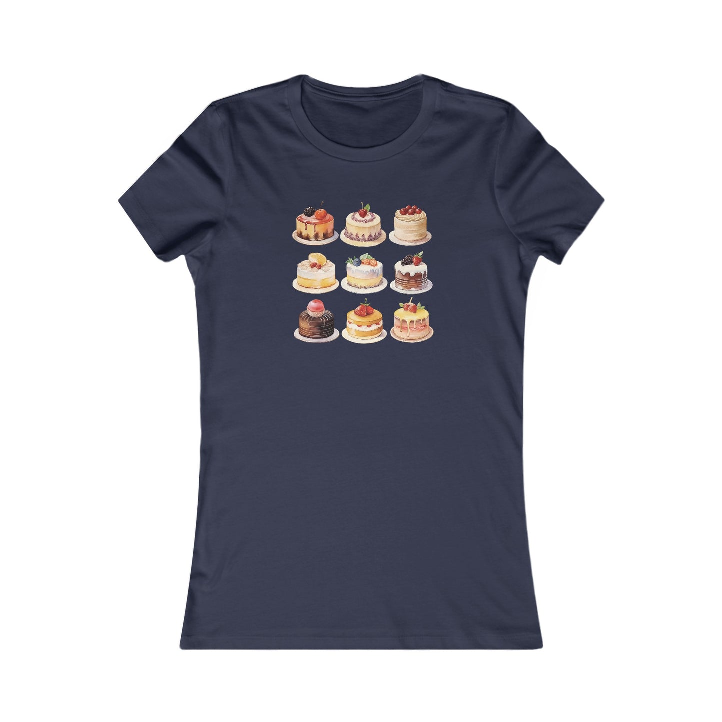 Cake Set Fitted Tee