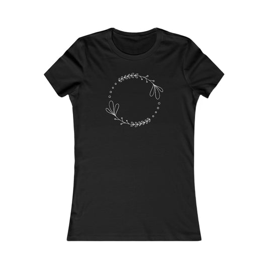 Leaf Circle Fitted Tee