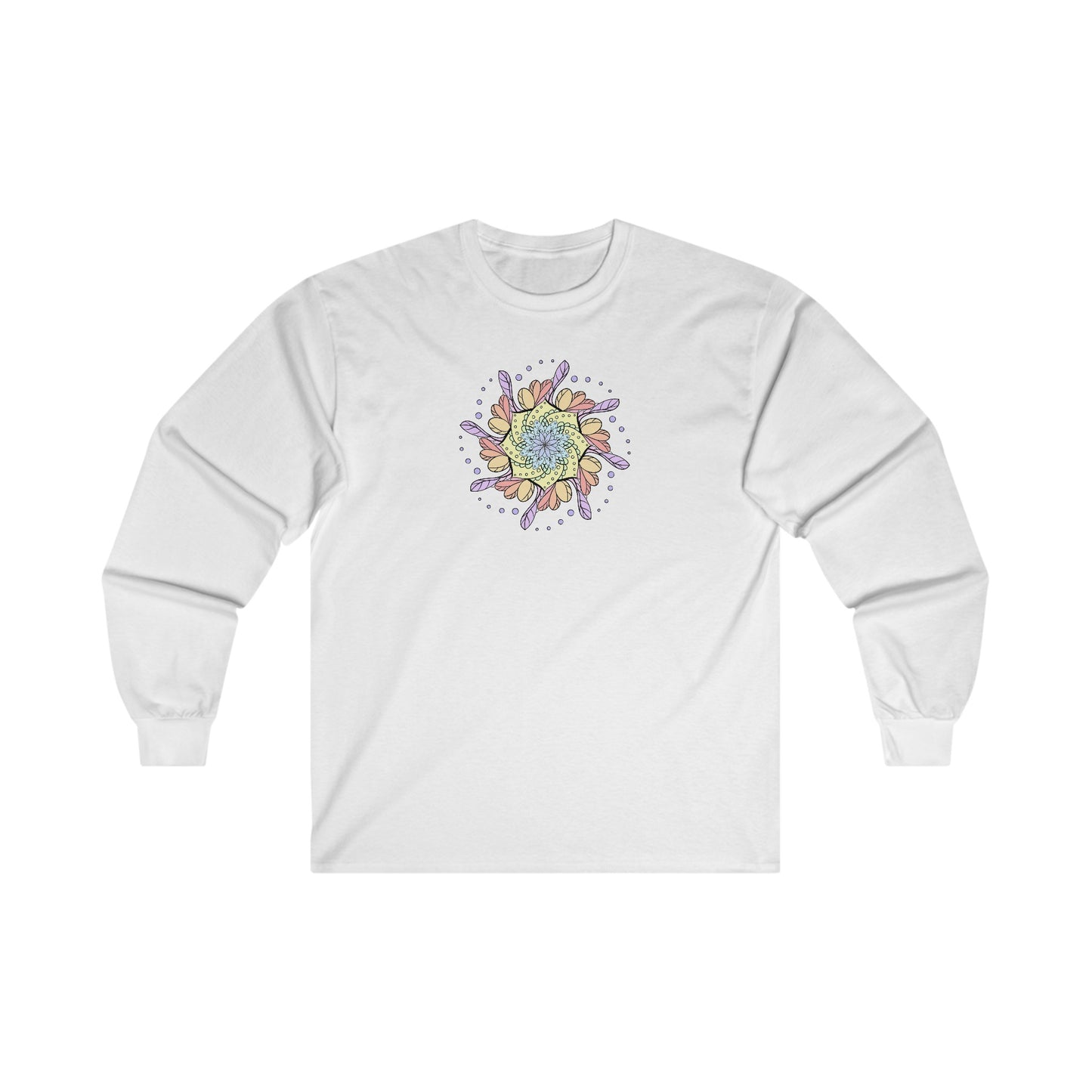 Colorful Mandala Long Sleeve Tee (032)