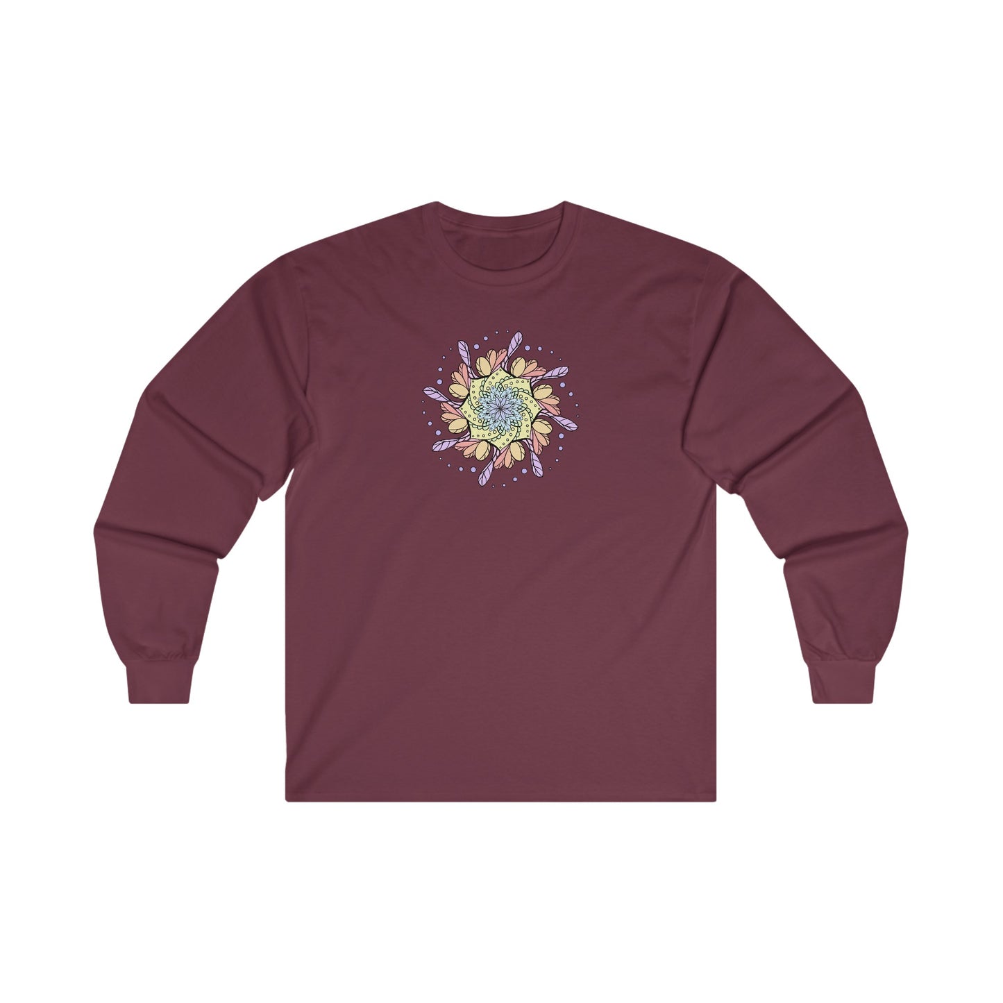 Colorful Mandala Long Sleeve Tee (032)