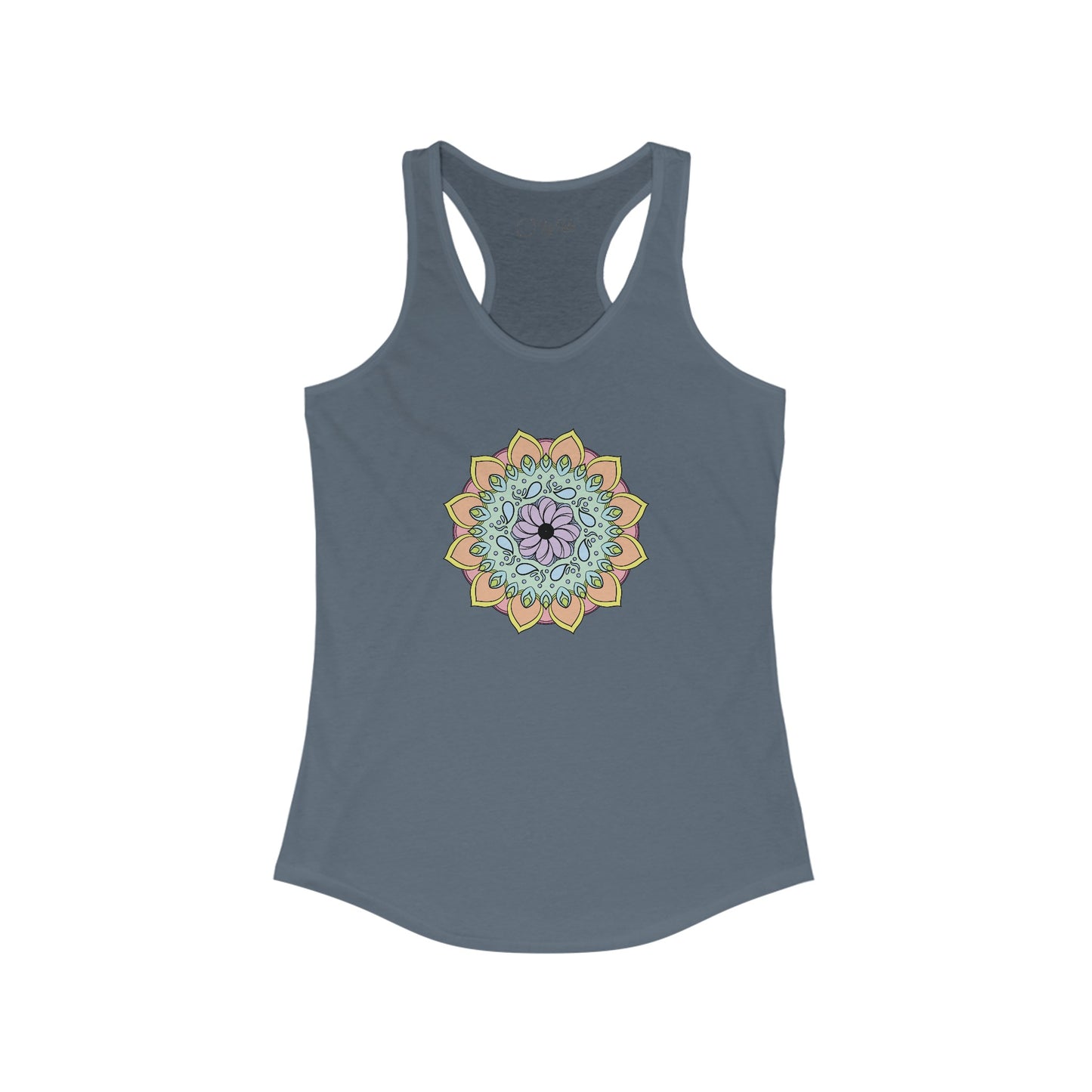 Colorful Mandala Racerback Tank (003)