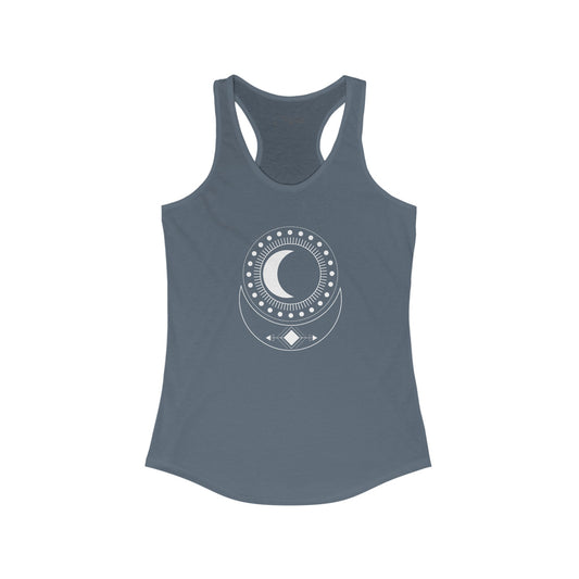 Circular Moons Racerback Tank