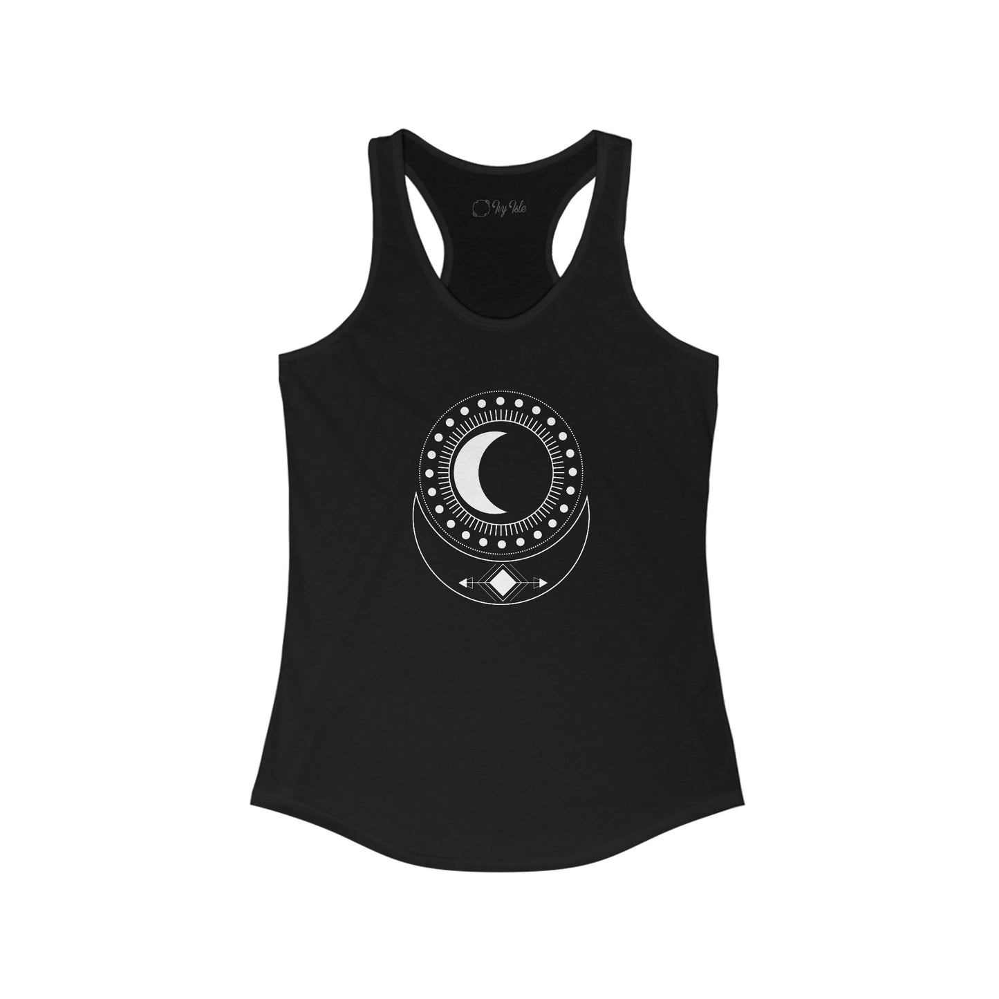 Circular Moons Racerback Tank
