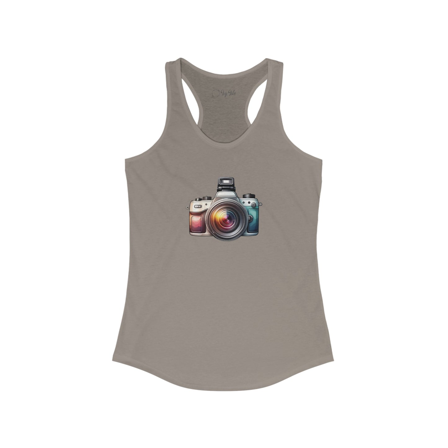 Colorful Camera Racerback Tank