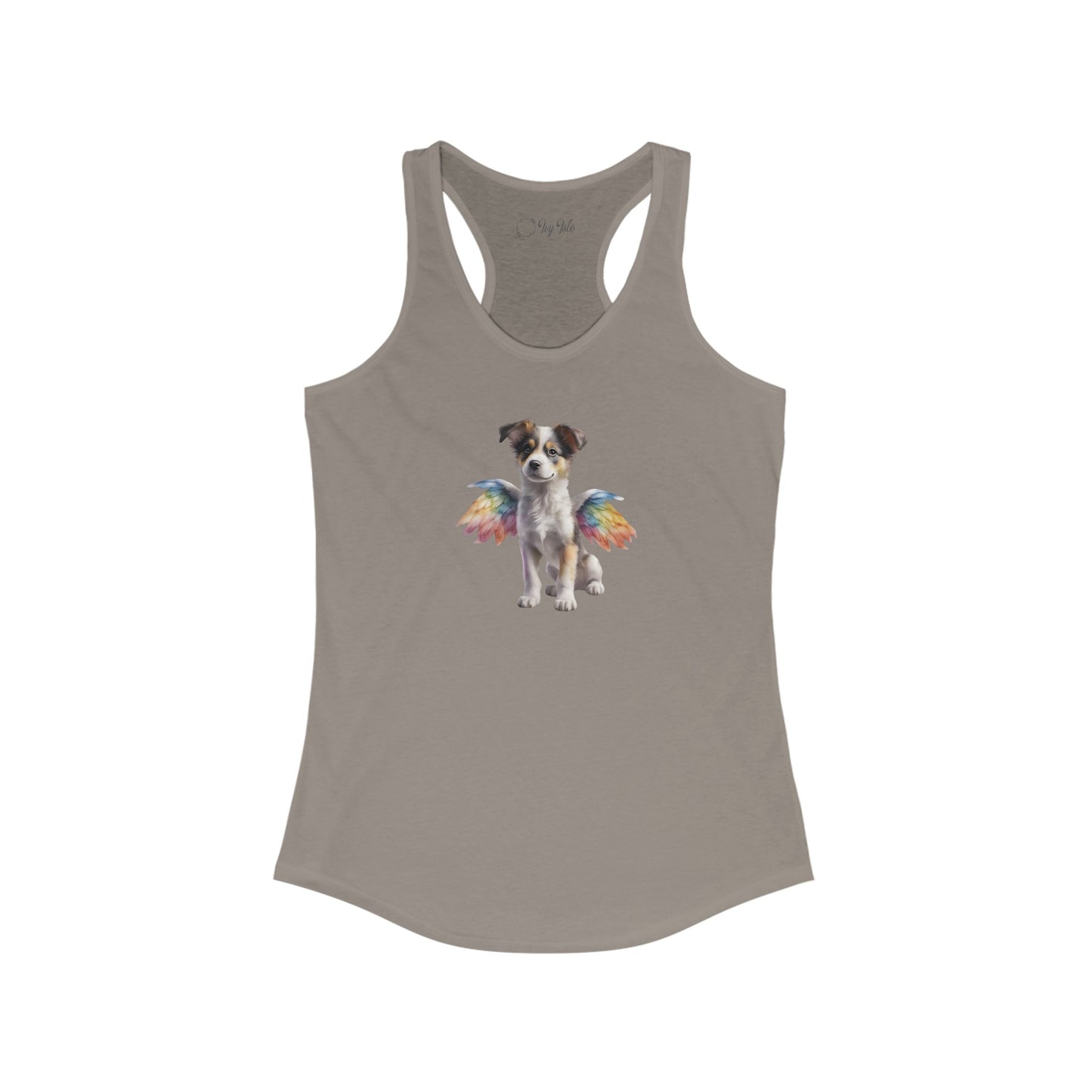 Angel Puppy Racerback Tank 001