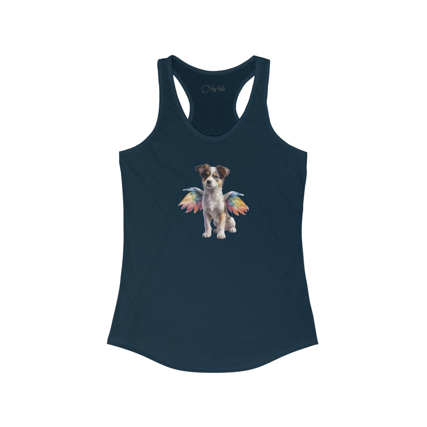 Angel Puppy Racerback Tank 001