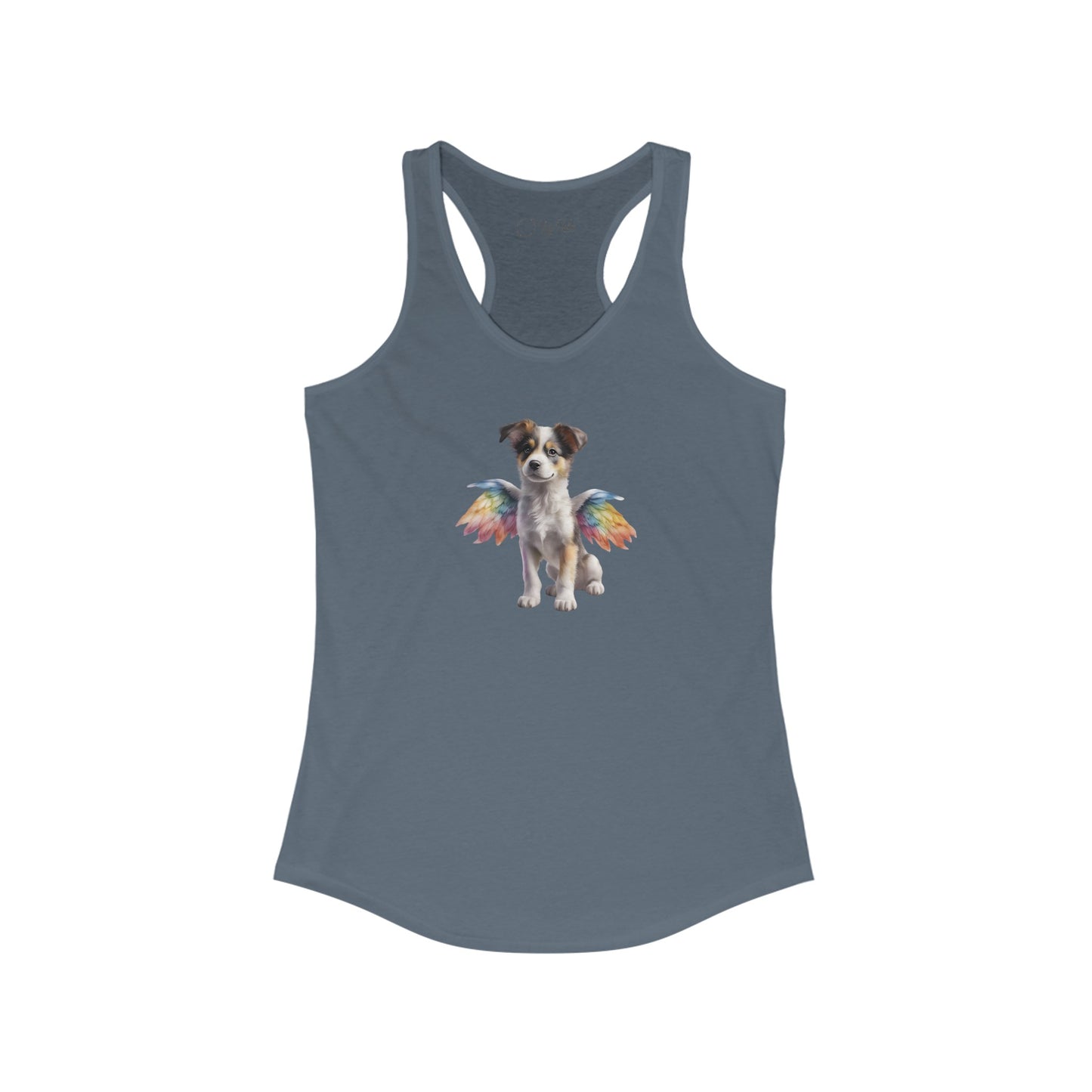 Angel Puppy Racerback Tank 001