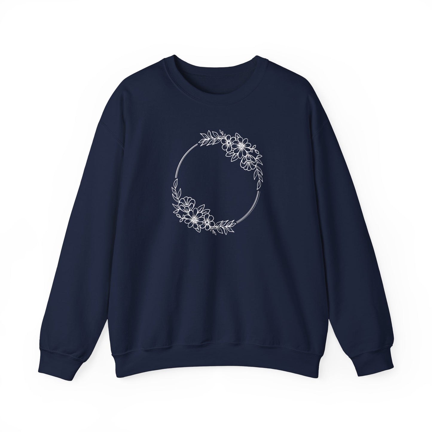 Large Wildflowers Circle Sweatshirt