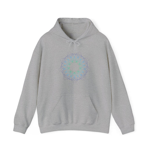 Colorful Mandala Hooded Sweatshirt (007)
