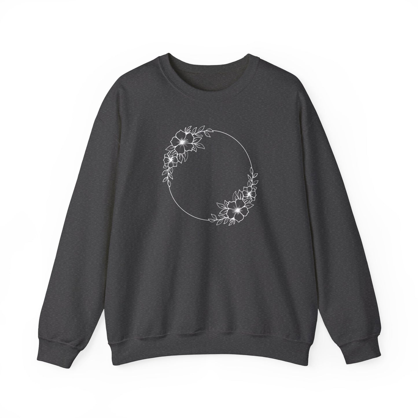 Double Large Flower Circle Sweatshirt