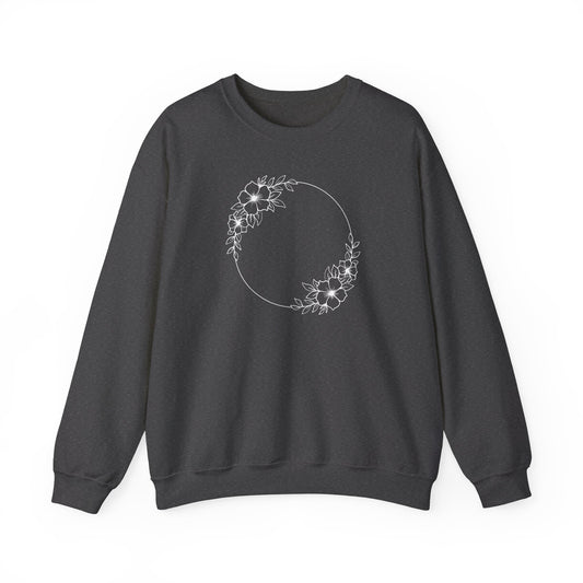 Double Large Flower Circle Sweatshirt
