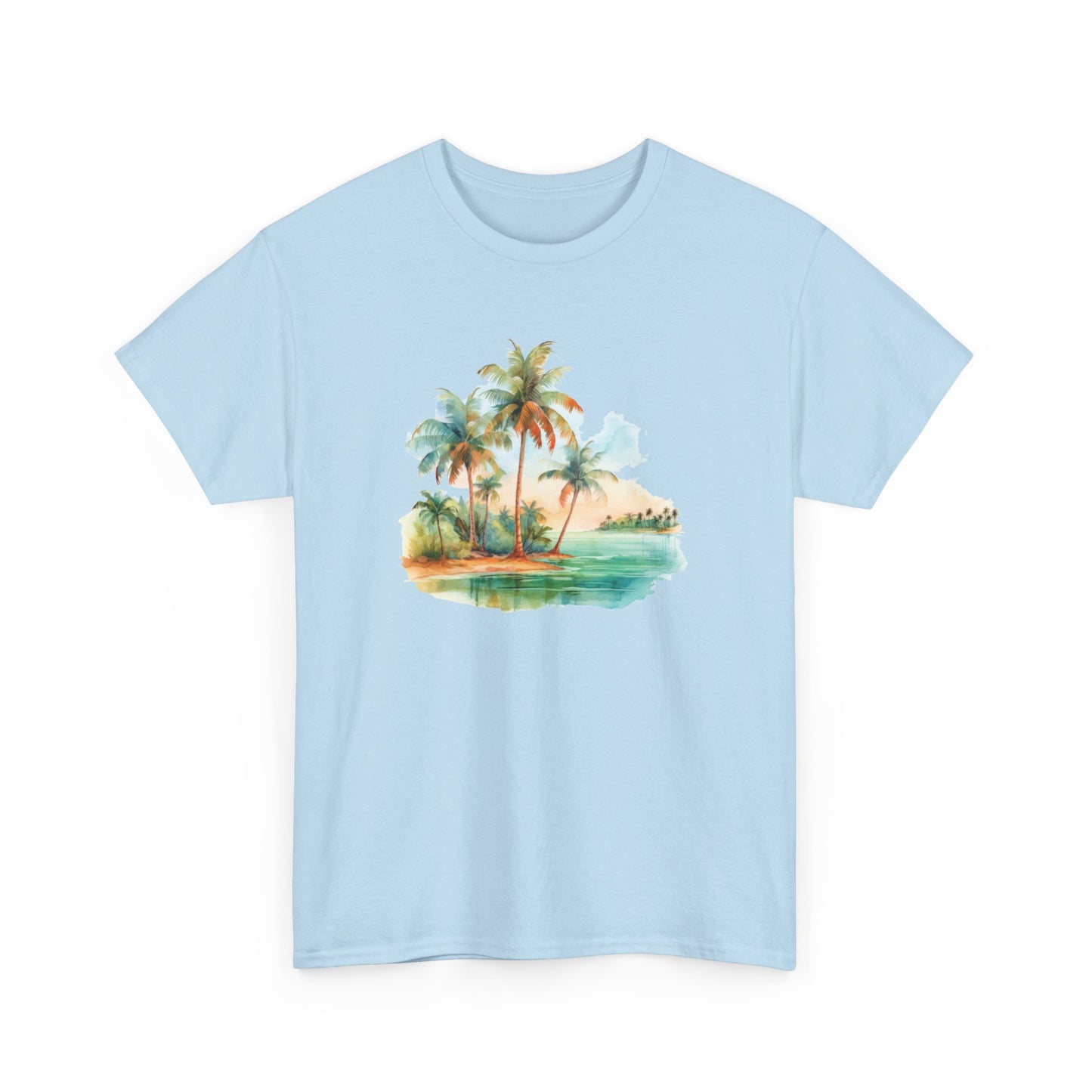 Watercolor Beach Short Sleeve Tee