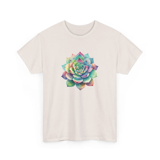 Colorful Succulent Short Sleeve Tee