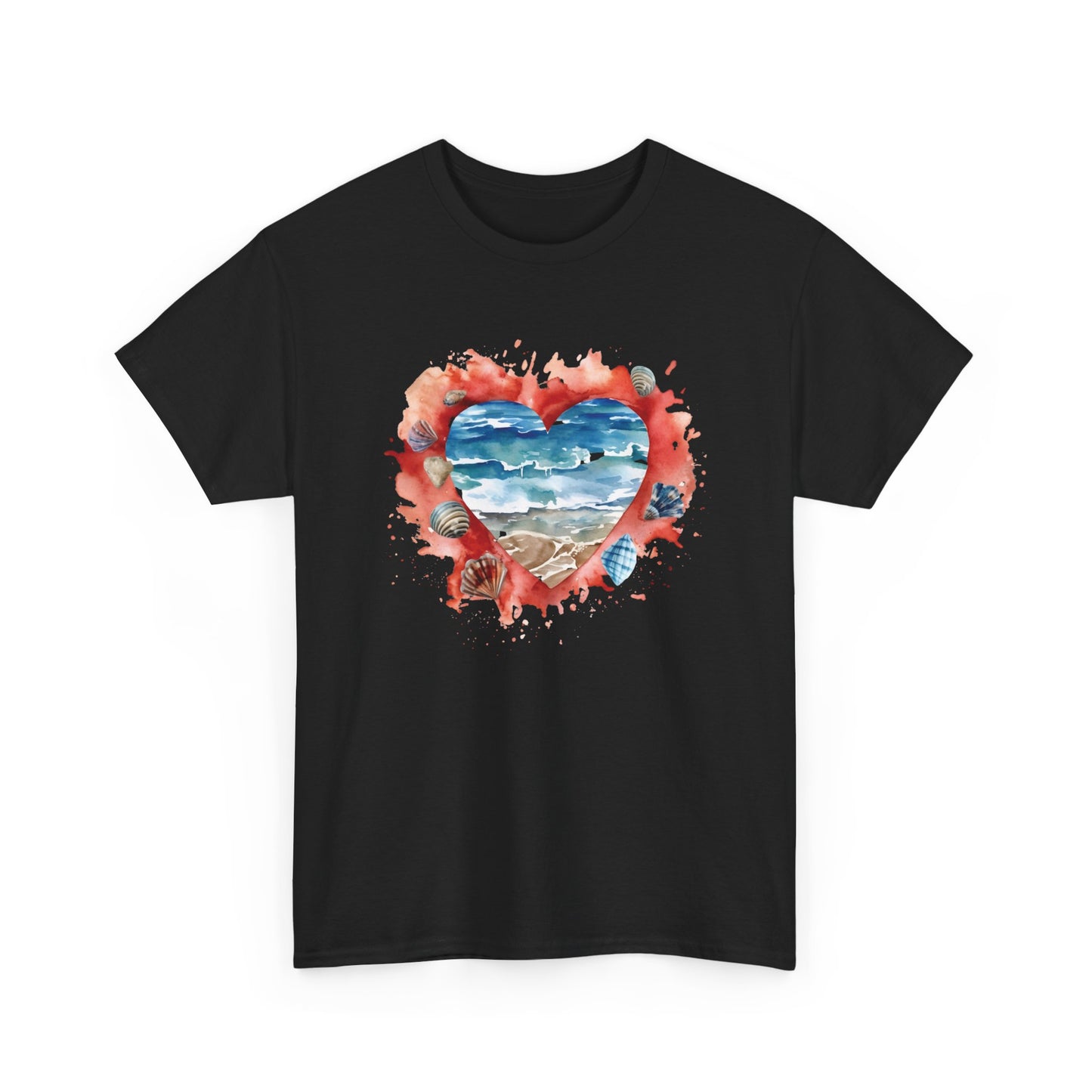 Ocean Heart Short Sleeve Tee