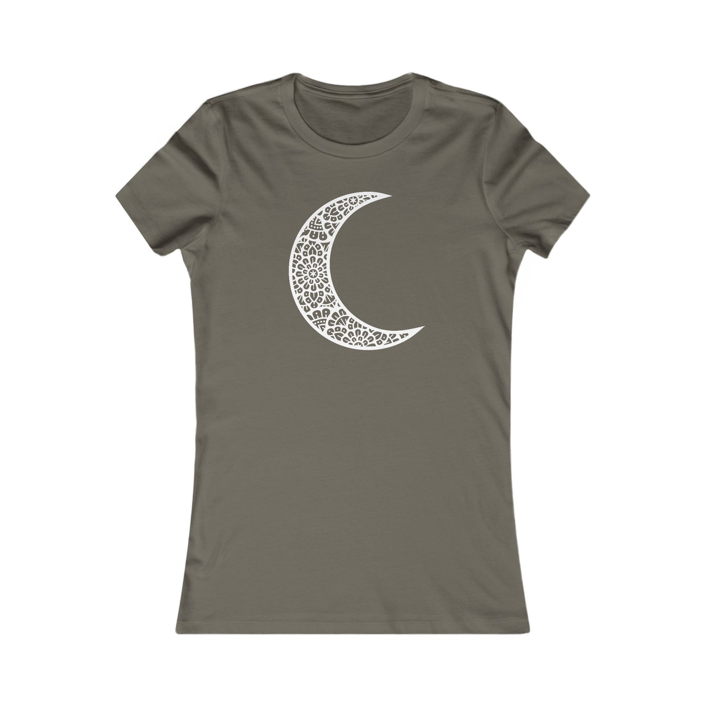 Mandala Moon Fitted Tee
