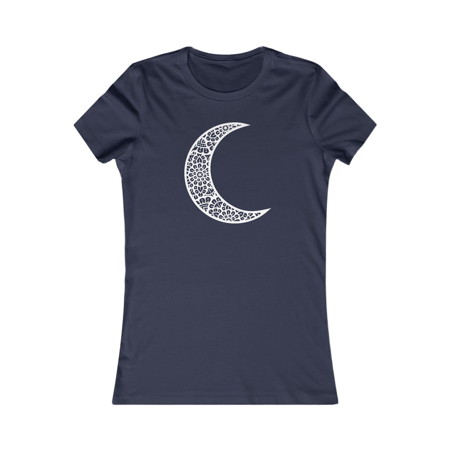 Mandala Moon Fitted Tee