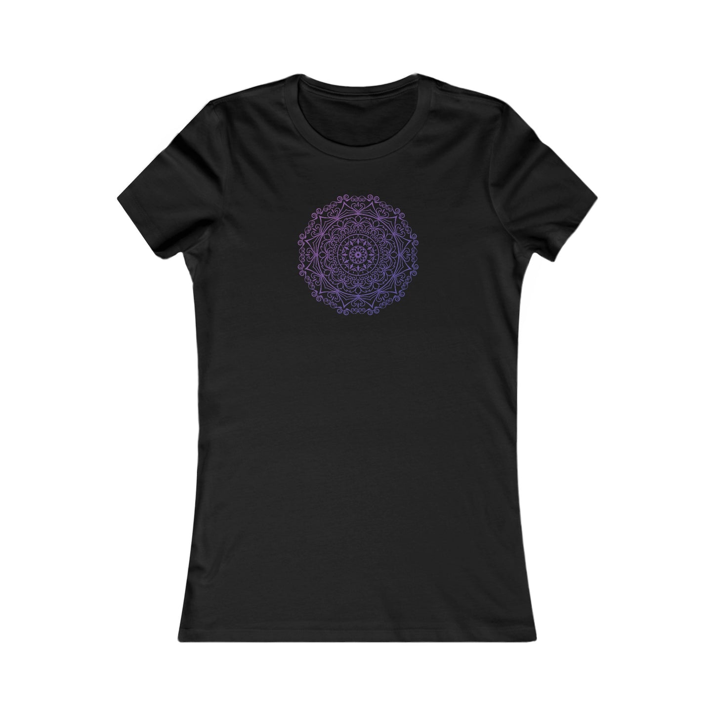 Colorful Mandala Fitted Tee (014)