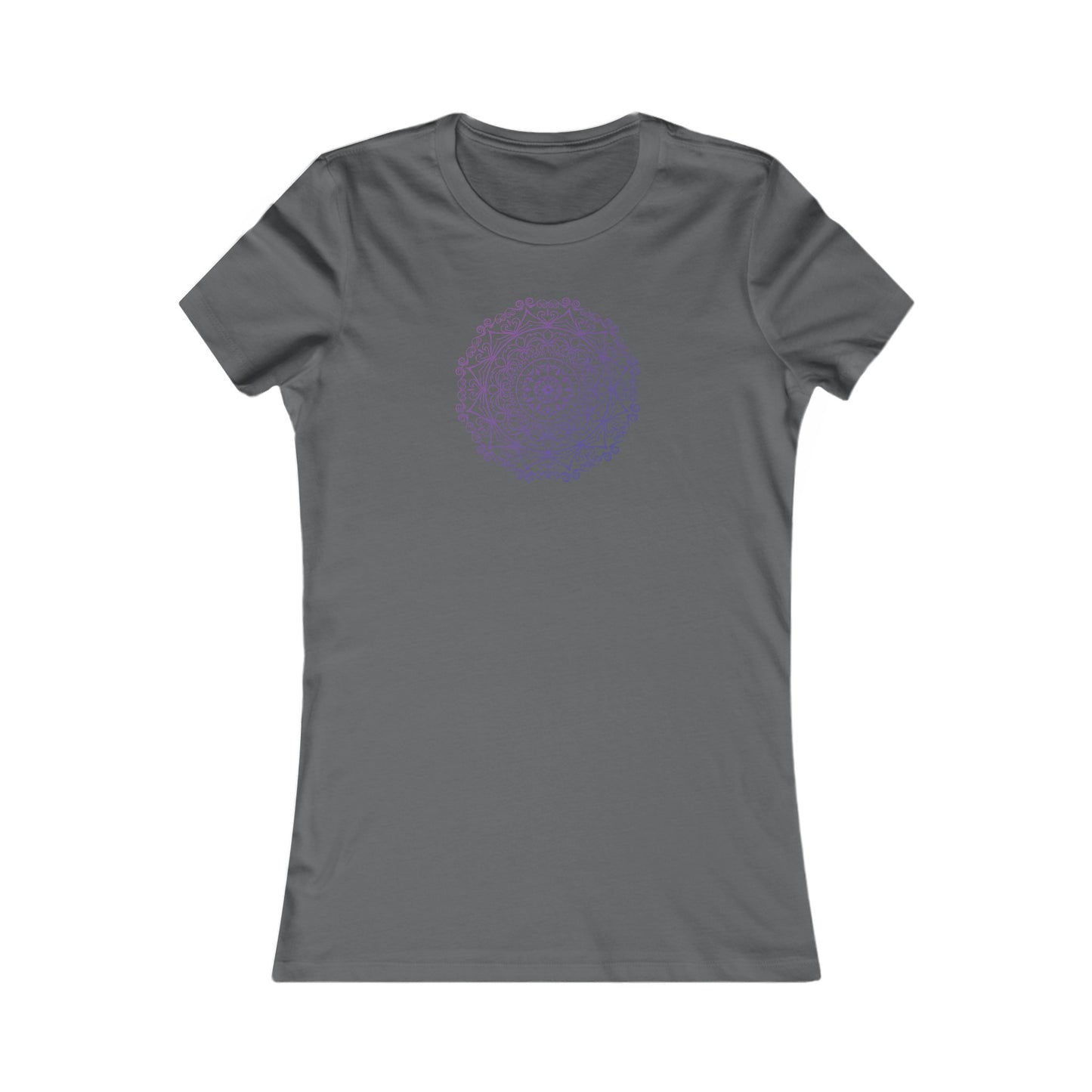 Colorful Mandala Fitted Tee (014)