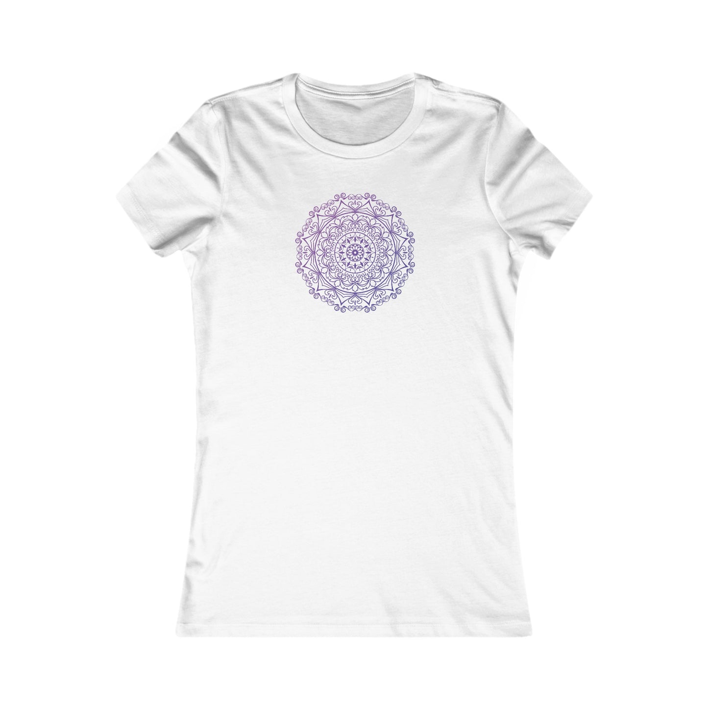 Colorful Mandala Fitted Tee (014)
