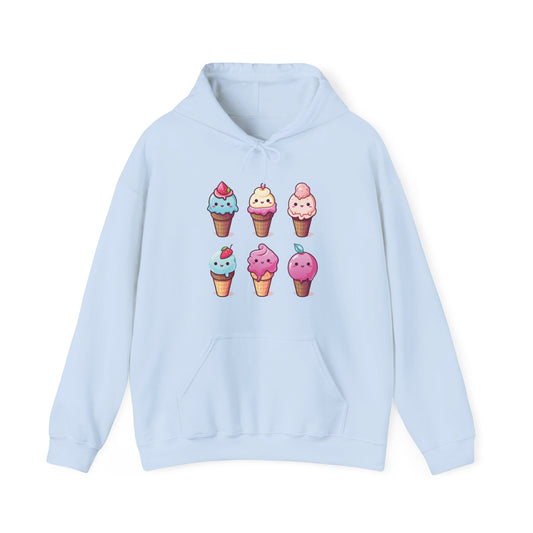 Ice Cream Set Hooded Sweatshirt