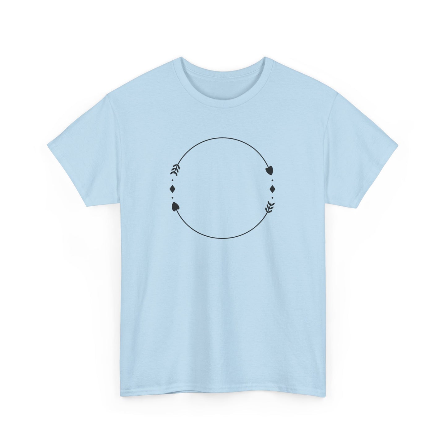 Heart and Arrow Circle Short Sleeve Tee