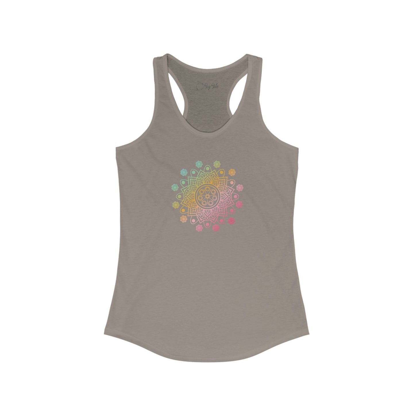 Colorful Mandala Racerback Tank (039)