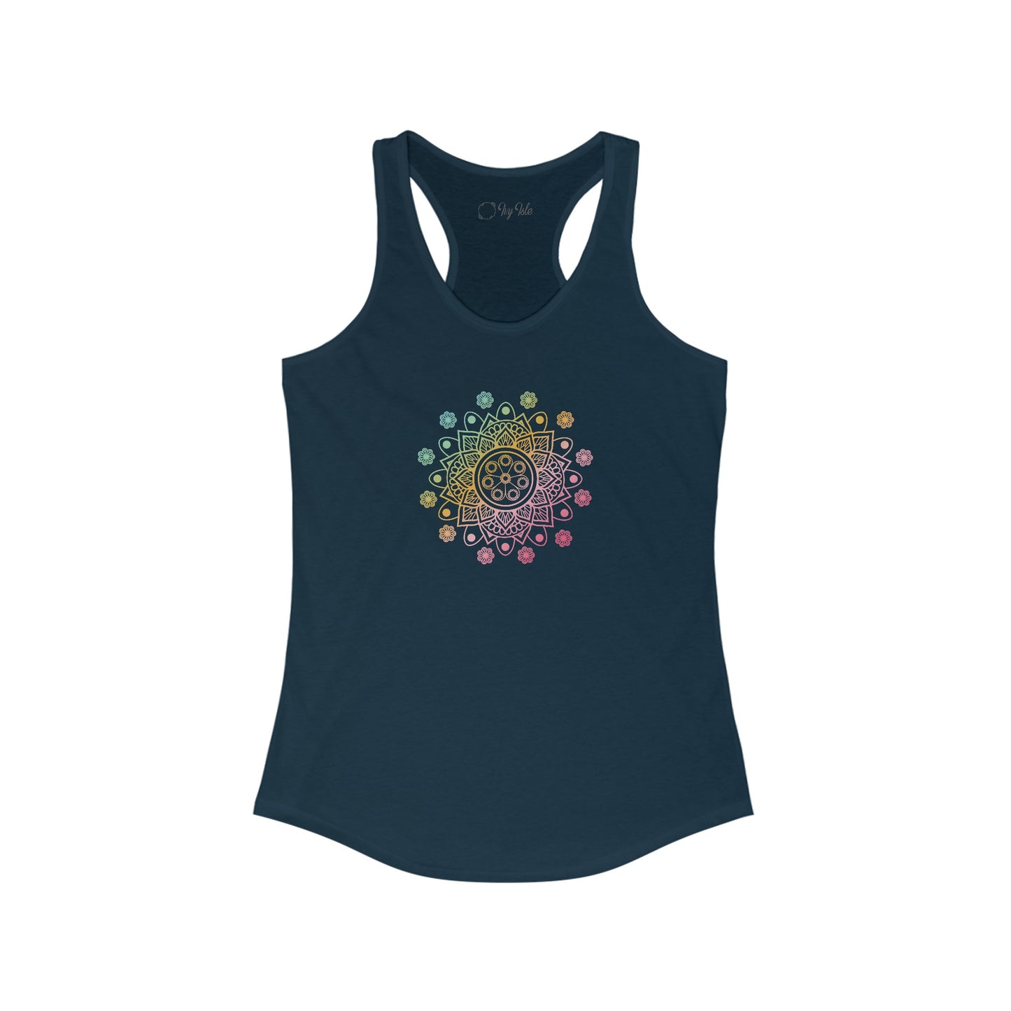 Colorful Mandala Racerback Tank (039)