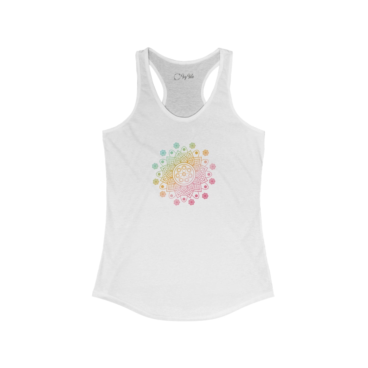 Colorful Mandala Racerback Tank (039)