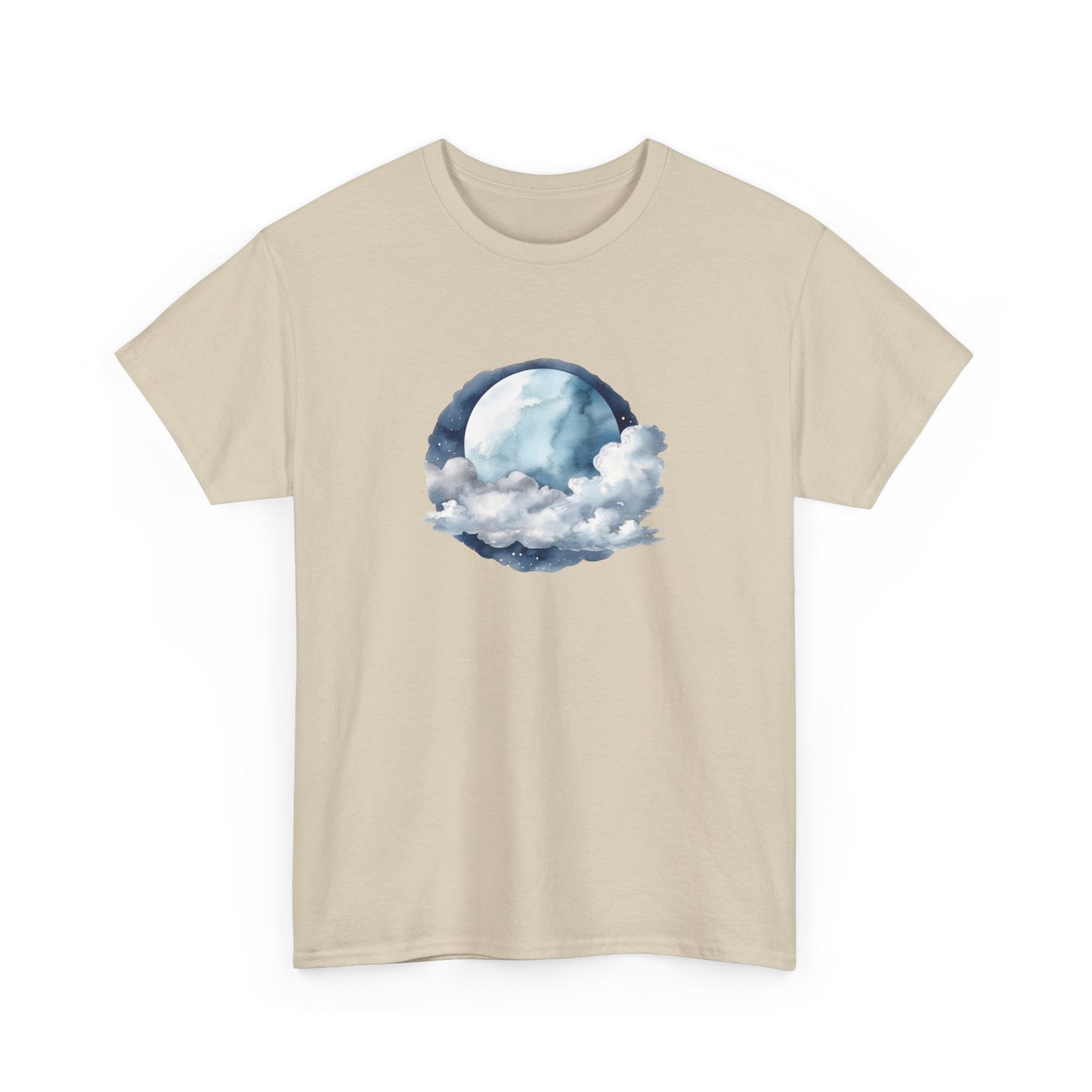 Moon and Clouds Short Sleeve Tee