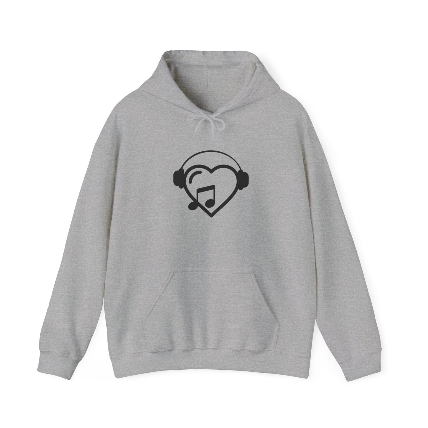 Music Heart Hooded Sweatshirt