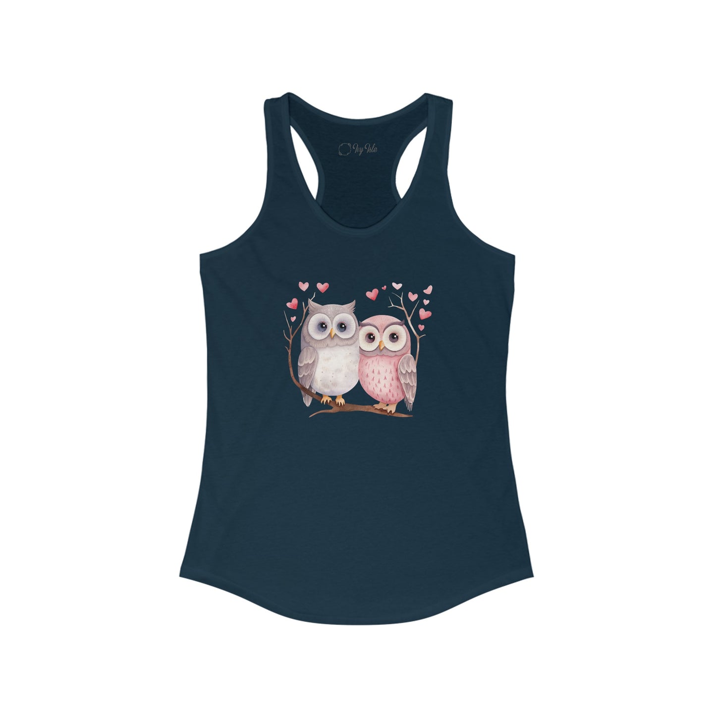 Cute Owls Racerback Tank