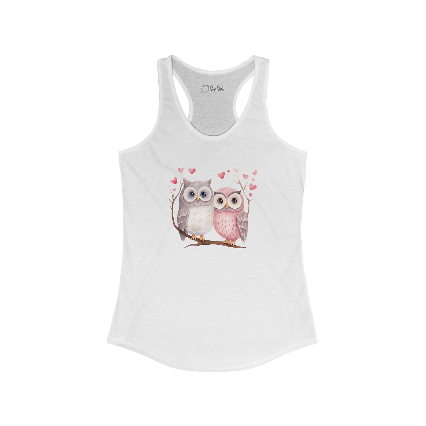 Cute Owls Racerback Tank
