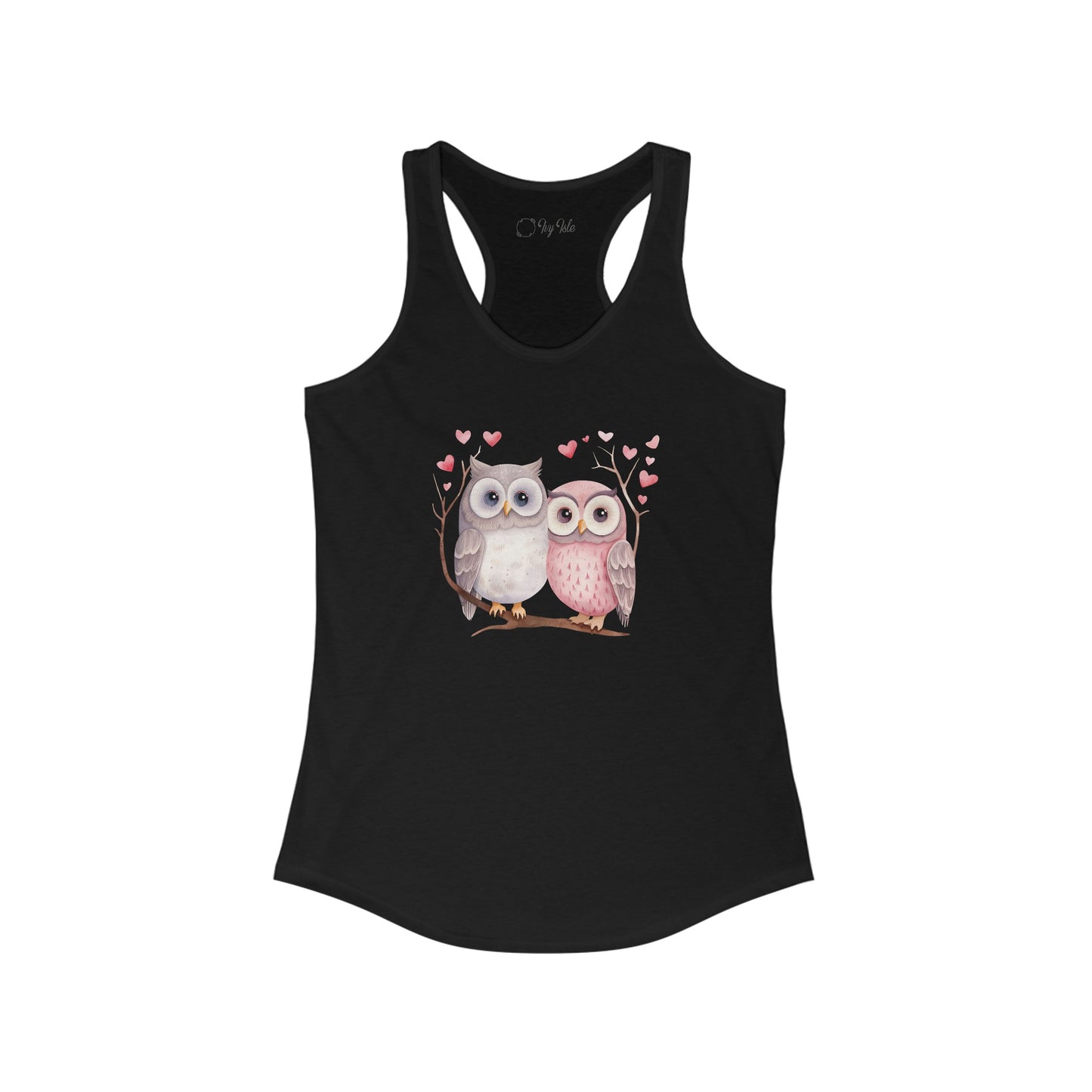 Cute Owls Racerback Tank