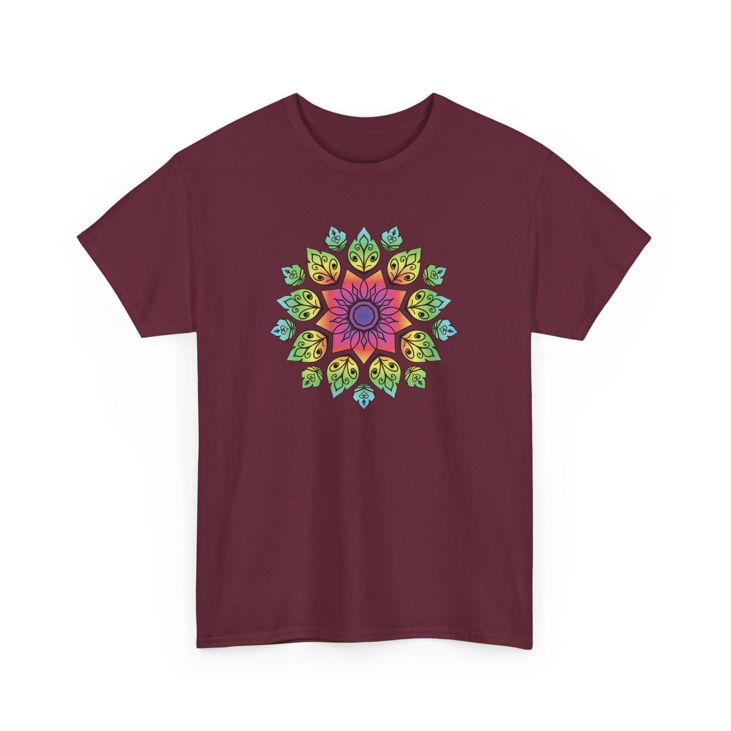 Colorful Mandala Short Sleeve Tee (004)