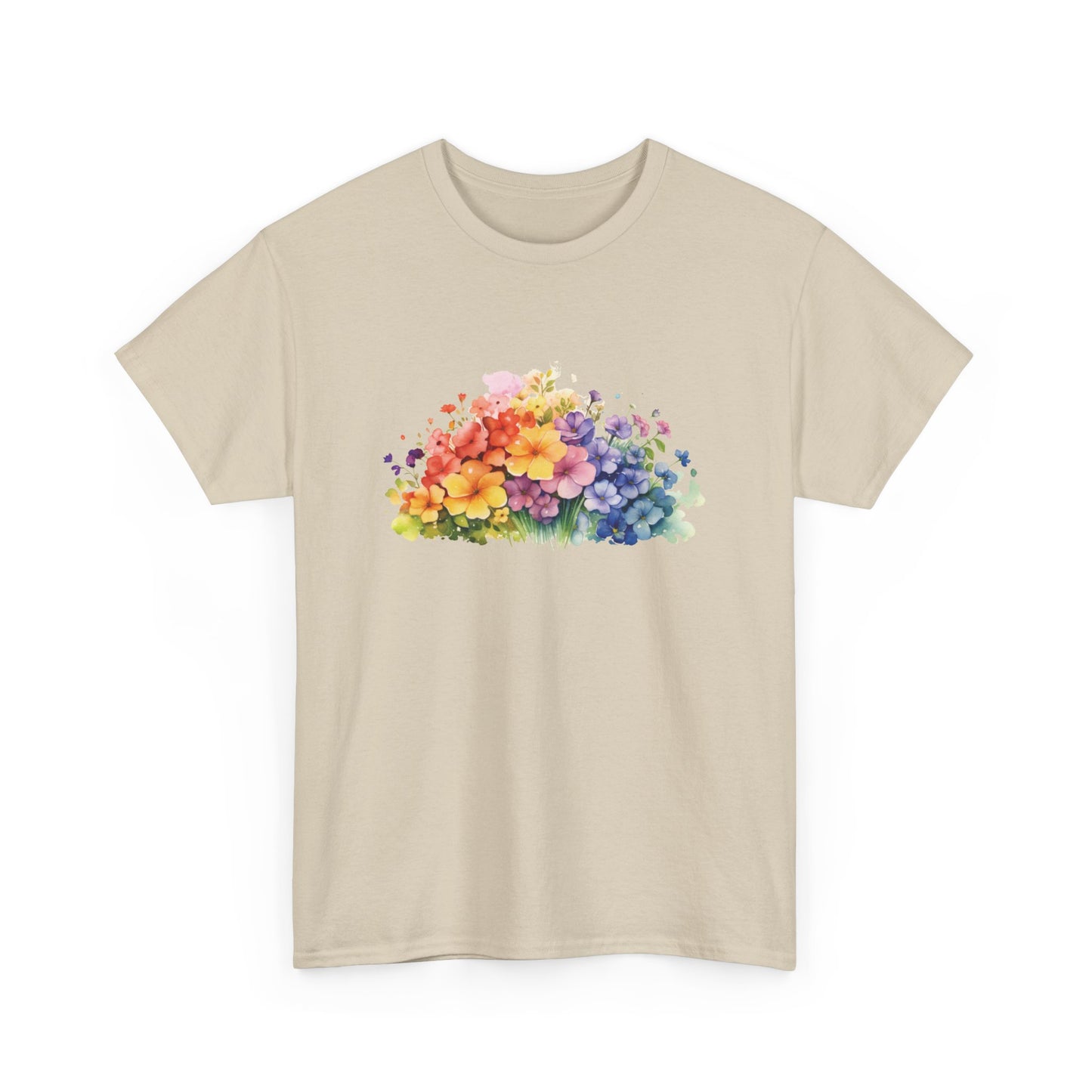 Colorful Flowers Short Sleeve Tee