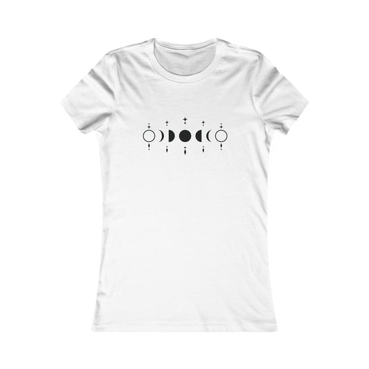 Moon Phases Fitted Tee