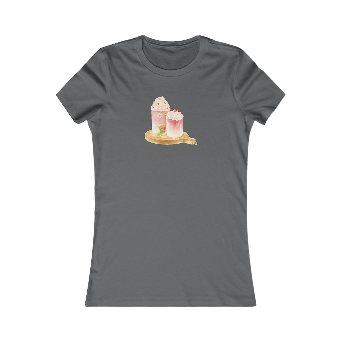Strawberry Drinks Fitted Tee